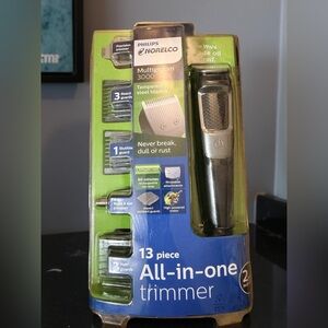 Philips Norelco Multigroom 3000 Trimmer - Black and Silver